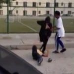 Bully Gets Her Top Ripped Off And Her Face Stomped