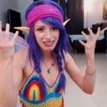Cosplay Teen Shows Off Some Blow Job Skills