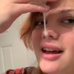 Mental Teen Plays With Cum