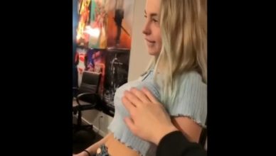 Brother Slaps His Sisters Tits