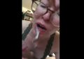 Nerdy Slut Loves Throat Abuse
