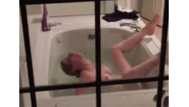 Son Found Out Why Mom Loves Taking Baths