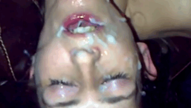 Horny MILF Taking Strangers Cum In Theater Bukakke Gangbang