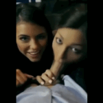 Beautiful Teens Share A Big White Dick