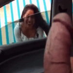 Cute Teen Gets In Car Of Dick Flasher