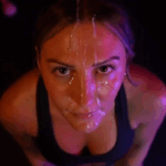 Flawless Slut Makes A Big Dick Paint Her Face With Cum