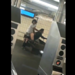 Dude Caught Fucking In A New York Subway