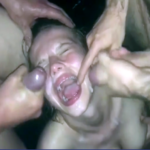 Cum Slut Taking Cum Facials While Getting Gang Banged