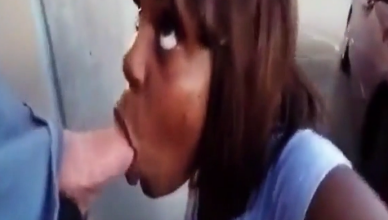White Master Using His Black Slaves Mouth As A Cum Dumpster