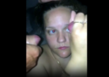 Very Drunk Busty Sickjunk Fan Trying To Enjoy Two Big Dick