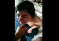 Cute Girl Friend Not Enjoying Her Messy Cum Facial